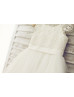 Cap Sleeves Ivory Lace Tulle Dreamy Flower Girl Dress